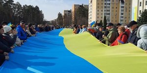 Διαμαρτυρία κατοίκων ουκρανικής πόλης οδήγησε στην απελευθέρωση του δημάρχου της