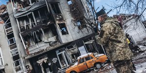 Το βομβαρδισμένο από τους Ρώσους Χάρκοβο 