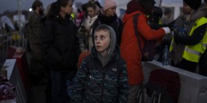Προσφυγόπουλο από Ουκρανία με κουκουλα