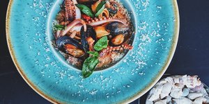 μακαρονάδα με θαλασσινά