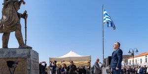 Ο Τάκης Θεοδωρικάκος στις εορταστικές εκδηλώσεις για το 1821 στην Αρεόπολη