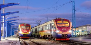 Αμαξοστοιχία στην Ουκρανία