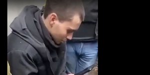 Ρώσος στρατιώτης αιχμάλωτος