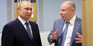 Ο Ρώσος πρόεδρος με τον πλουσιότερο επιχειρηματία της χώρας του, Βλαντιμίρ Ποτάνιν