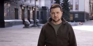 Ο πρόεδρος της Ουκρανίας Βολοντίμιρ Ζελένσκι 