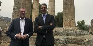 Μάνφρεντ Βέμπερ Κυριάκος Μητσοτάκης