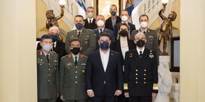 Ο Νίκος Χαρδαλιάς στο Πολεμικό Μουσείο