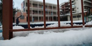 χιονόπτωση, κλειστό σχολείο