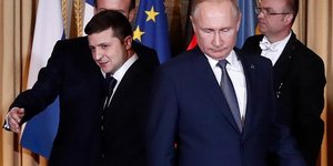 Ζελένσκι και Πούτιν σε παλαιότερη στιγμή