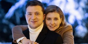 Ο πρόεδρος της Ουκρανίας με τη σύζυγό του 