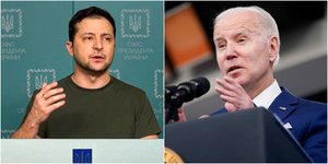 Zελένσκι και Μπάιντεν