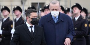 Ζελένσκι και Ερντογάν σε παλαιότερη συνάντησή τους 