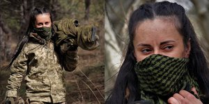 H Ουκρανή ελεύθερη σκοπευτής με το παρατσούκλι «κάρβουνο»