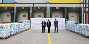 Μίνα Γκάγκα, Αναπληρώτρια Υπουργός Υγείας  Αρμόδιος Γιαννίδης, CEO Vitex AE  Κωνσταντίνος Ν. Γιαννιδης, Πρόεδρος ΔΣ Vitex AE