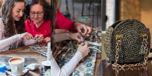 Miss Polyplexi Βασιλική Θεοδώρου πλεκτές τσάντες