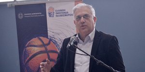Ο Τάκης Θεοδωρικάκος στην εκδήλωση κατά της οπαδικής βίας