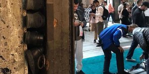 Θλιβερές εικόνες στην Αγιά Σοφιά