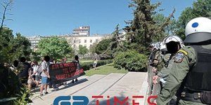 ΑΠΘ: Ένταση ανάμεσα σε φοιτητές και ΜΑΤ