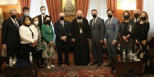 Συνάντηση με τον Πρόεδρο της Γερουσίας του Καναδά George J. Furey  είχε ο Αρχιεπίσκοπος Αθηνών 