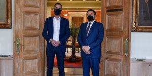 Συνάντηση Μπακογιάννη με τον υπουργό Εσωτερικών της Αλβανίας