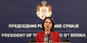 H Γερμανίδα υπουργός Εξωτερικών, Αναλένα Μπέρμποκ επισκέφθηκε χώρες στα Βαλκάνια