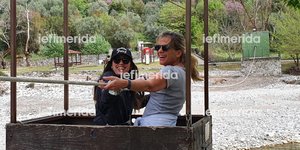 Το χειροκίνητο τελεφερίκ στον ποταμό Εύηνο, στην Αιτωλοακαρνανία