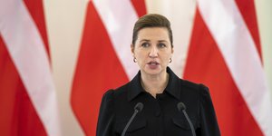 H πρωθυπουργός της Δανίας, Μέττε Φρεντέρικσεν