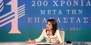 Η Γιάννα Αγγελοπούλου-Δασκαλάκη μίλησε στον ΣΚΑΪ