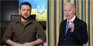 Τζο Μπάιντεν - Βολοντίμιρ Ζελένσκι