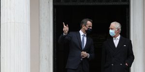 Από την περσινή συνάντηση του Κυριάκου Μητσοτάκη με τον πρίγκιπα Κάρολο στην Αθήνα 