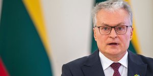 Ο πρόεδρος της Λιθουανίας Γκιτάνας Ναουσέντα