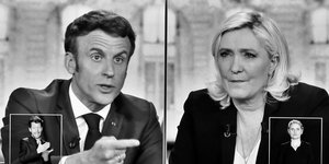 Επικράτηση Μακρόν επί της Λεπέν, στο ντιμπέιτ