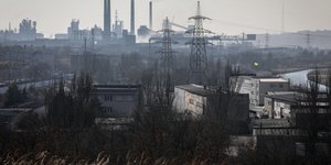 Τα εργοστάσια χαλυβουργίας Azovstal στη Μαριούπολη