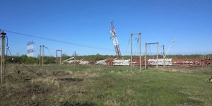 Κατεστραμμένη κεραία στην Υπερδνειστερία, στη Μολδαβία