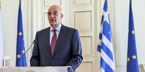 Ο υπουργός Εξωτερικών, Νίκος Δένδιας