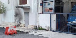 Το σημείο που πραγματοποιήθηκε η επίθεση στην Πάτρα