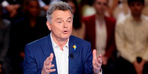 Ο επικεφαλής του Κομμουνιστικού Κόμματος Γαλλίας Ρουσέλ 