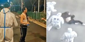 Χάος στη Σανγκάη, με δαγκάνες κυνηγούν τους πολίτες 