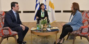 Ο Κώστας Σκρέκας στην Τριμερή Σύνοδο της Κύπρου