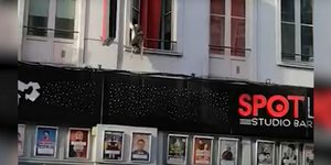 Σκύλος πηδά από τον 2ο όροφο κτιρίου στη Γαλλία