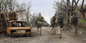 Στρατιώτες Μαριούπολη Ουκρανία