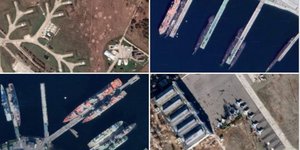 Ουκρανία στρατιωτικές θέσεις Ρωσία Google Maps