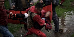 Τραυματίας ρωσικός βομβαρδισμός Ουκρανία 