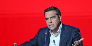 Ο πρόεδρος του ΣΥΡΙΖΑ Αλέξης Τσίπρας