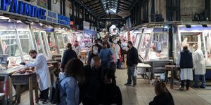 Εικόνα από τη Βαρβάκειο αγορά