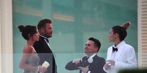 Βικτόρια και Ντέιβιντ Μπέκαμ στον γάμο του γιου τους, Μπρούκλιν