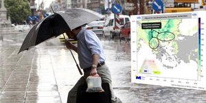 Βροχές και καταιγίδες σε αρκετές περιοχές προβλέπει το meteo