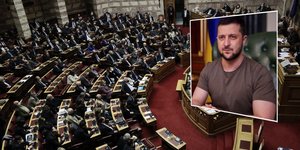 Την Πέμπτη η ομιλία Ζελένσκι στη Βουλή