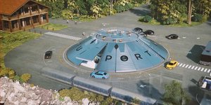 αεροδρόμιο για ιπτάμενα αυτοκίνητα 