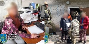 H στιγμή της σύλληψης της αξιωματούχου για προδοσία στην Ουκρανία